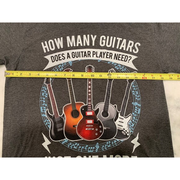 Guitar T-Shirts Mens M Set of Two Musician Gig Rock  Worn One Time Band Music - Picture 10 of 11